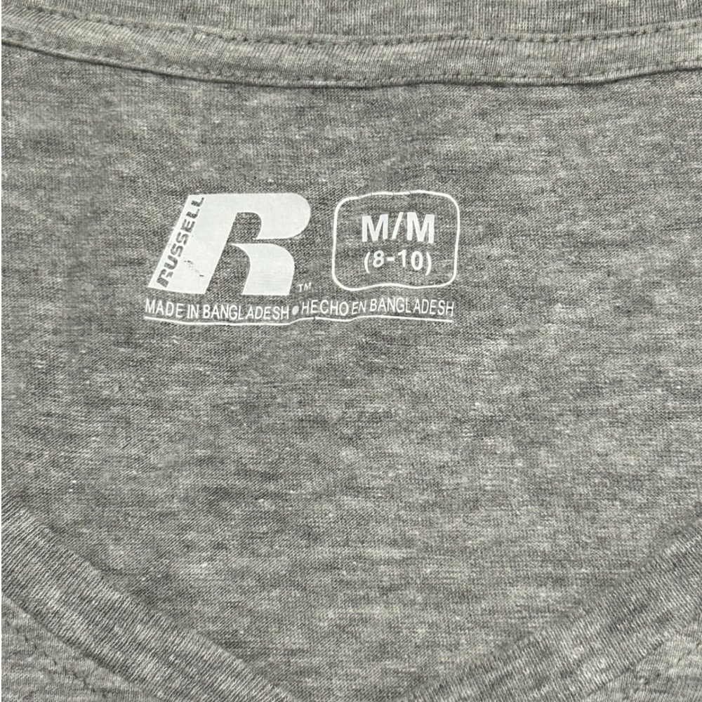 Purdue Boilermakers Long Sleeve V-Neck Graphic Tee Gray College Game Day NCAA - Picture 4 of 6